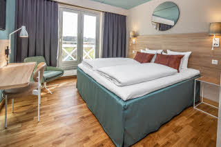 Foto: Jesper Rais
Double bed in room